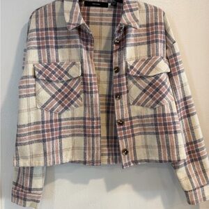 Vero Moda Multicolor Plaid Shirt Jacket